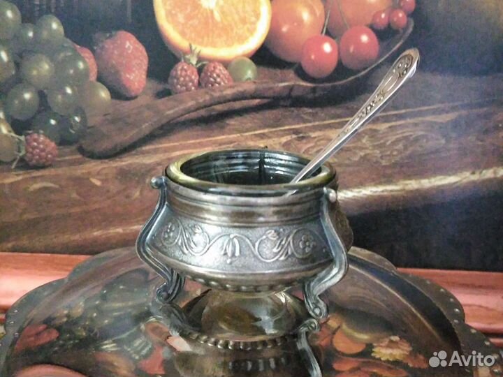 Солонки серебро, мельхиор СССР