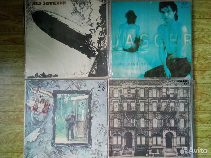 Пластинки Uriah Heep,Led Zeppelin, Rolling Stones