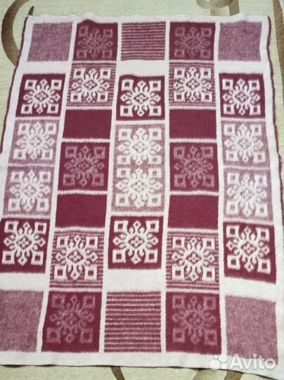 Одеяло шерстяное СССР бу