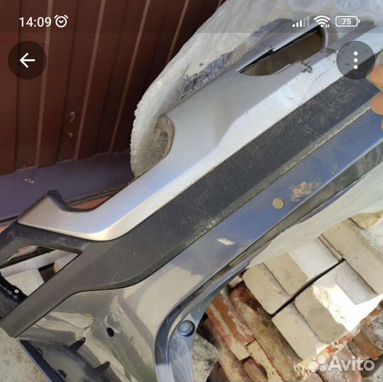 Бампер от kia, битый