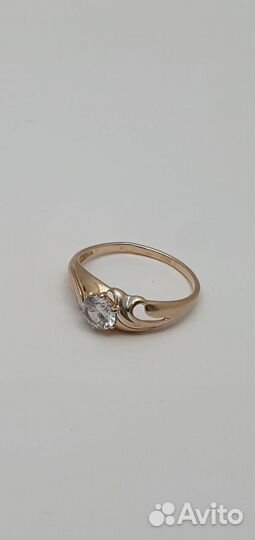 Е.Ц. Кольцо с камнем, золото 585 (id 65577)