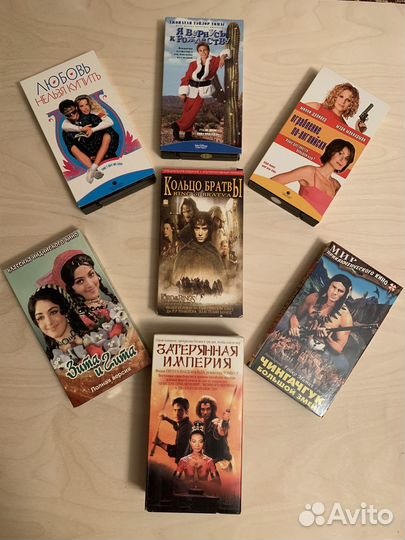 Видеокассеты VHS c фильмами