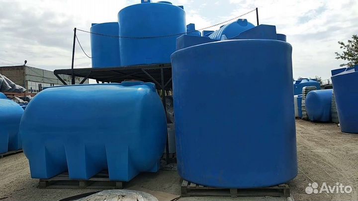 Бак для воды Емкость пластиковая 10000л