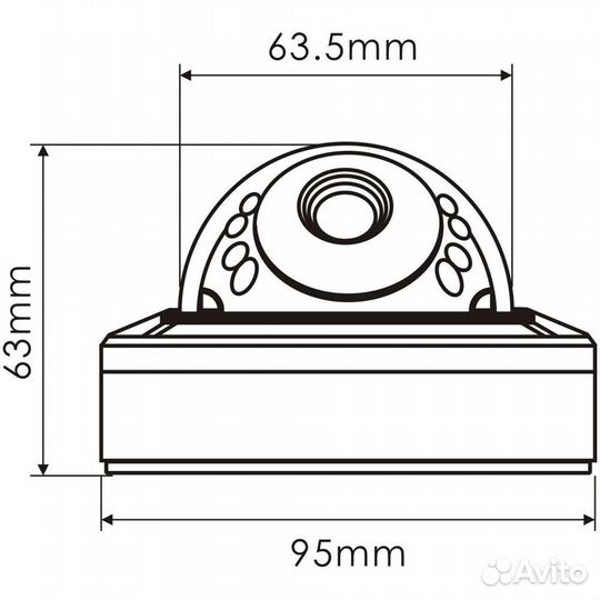 Видеокамера ActiveCam - AC-D3121 IR 1 V2