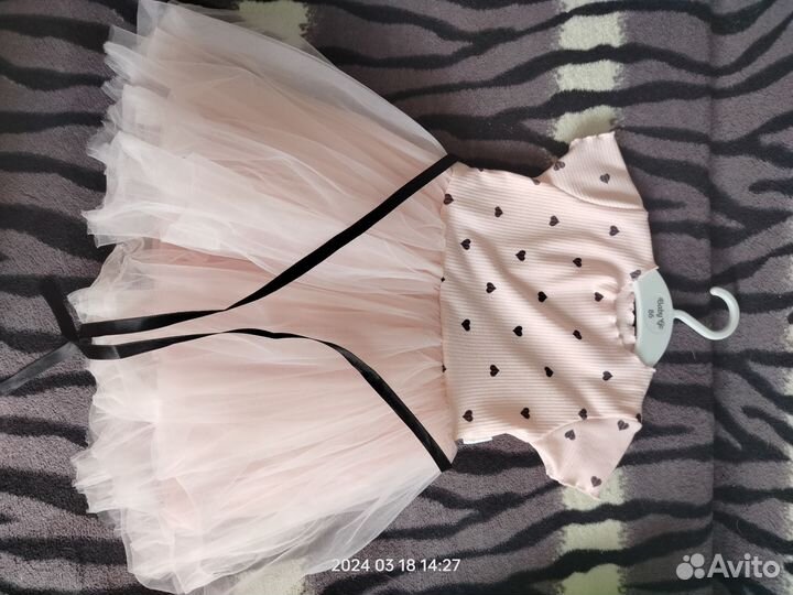 Платье для девочки 92