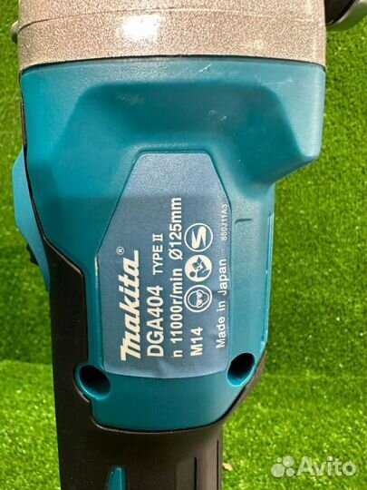 Аккумуляторная болгарка makita Dga404