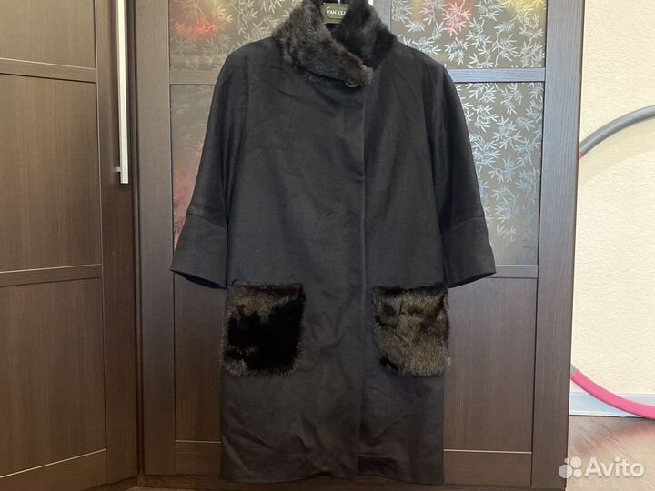 Пальто черное 42-44