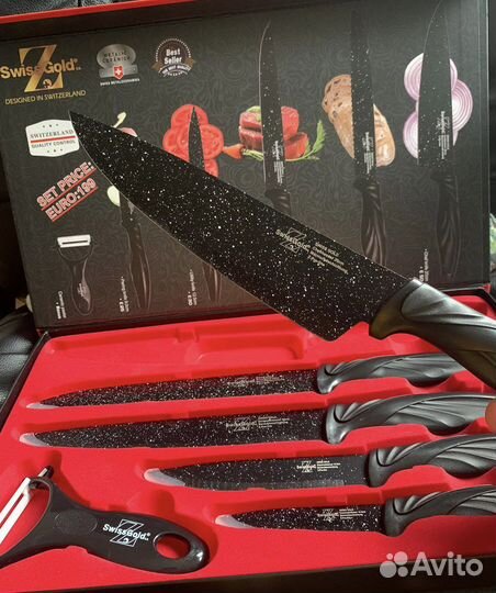 Подарочный набор из 6 кухонных ножей