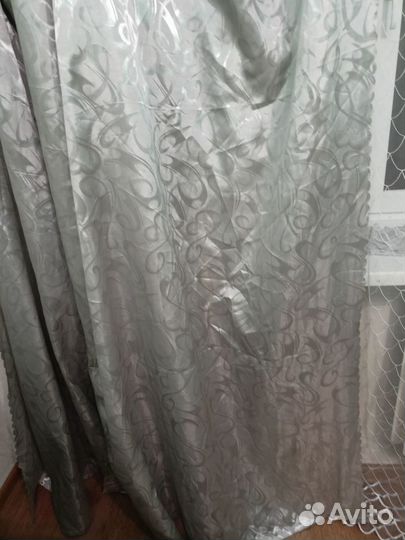 Комплект шторы и тюль бу
