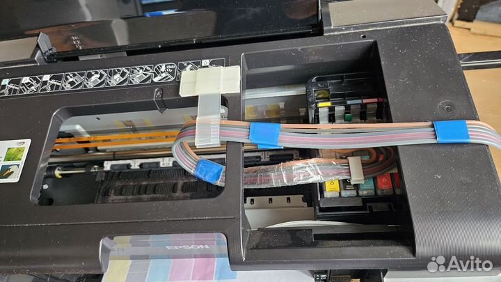 Фотопринтер с снпч 6 цветный Epson t59 пробег 600л