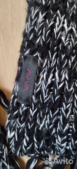 Шарф 2метра шерсть Италия