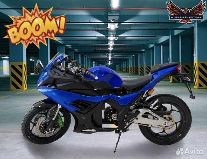 Электромотоцикл RR 3000W 72v120Ah