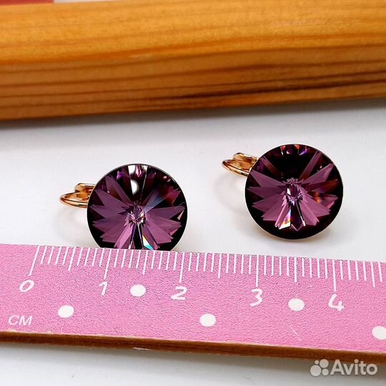 Серьги Swarovski кристаллы