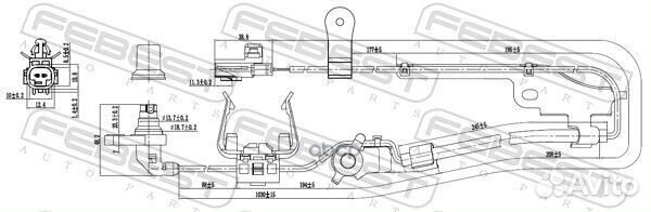 Датчик ABS передний правый 01606-013 01606-013