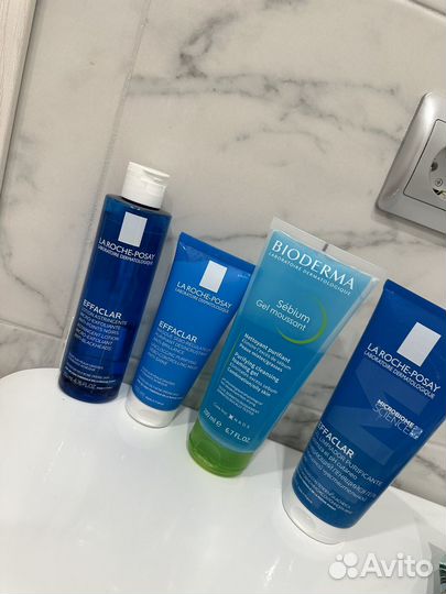 Bioderma, la roshe posay, уход за лицом