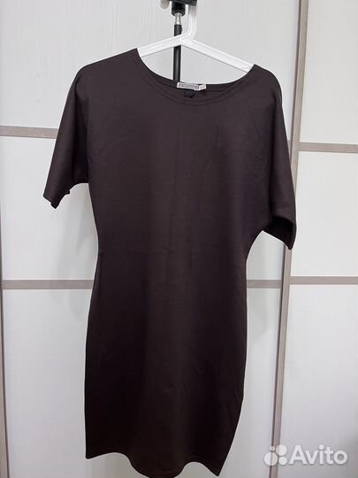 Платье из плотного трикотажа 44 размер