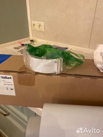 Горизонтальный проход через стену Vaillant 60/100