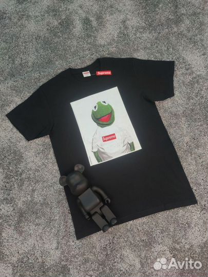 Футболка supreme the kermit logo