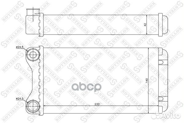 10-35102-SX радиатор печки Audi A4 1.6-3.2 00