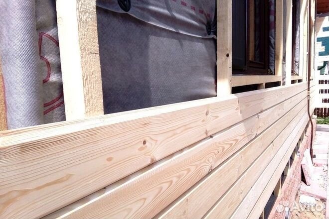 Имитация бруса за м2 17 мм 146 мм 2000 мм, вс