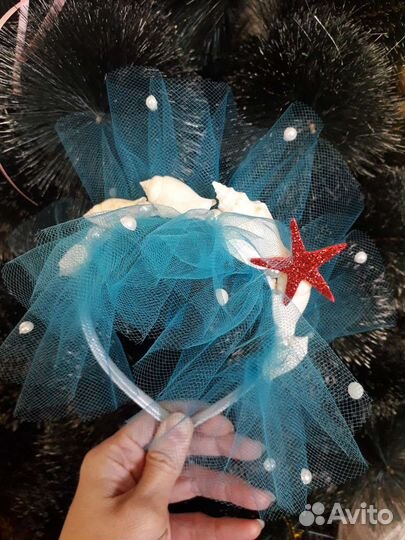 Ракушка, русалочка, рыбка ободок