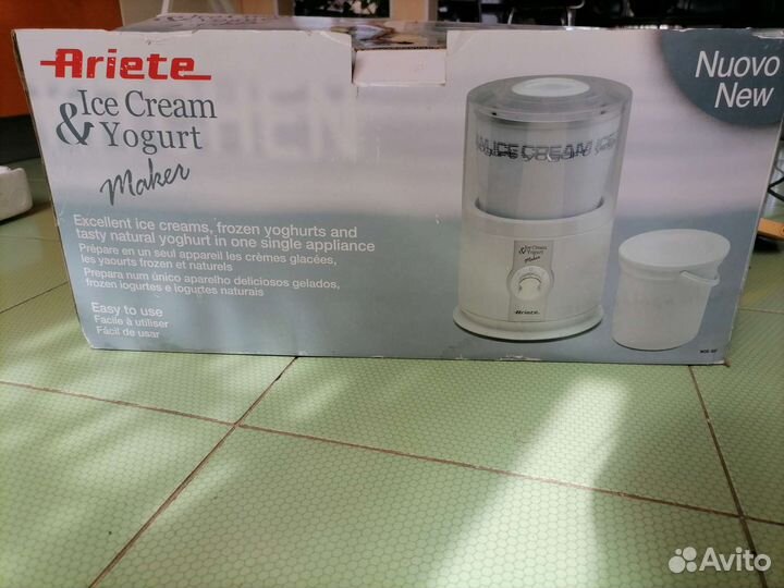 Йогуртница/мороженница,2 в 1 Ariete