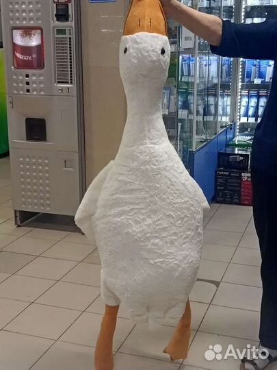 Мягкие игрушки Гуси обнимуси, котик, фламинго