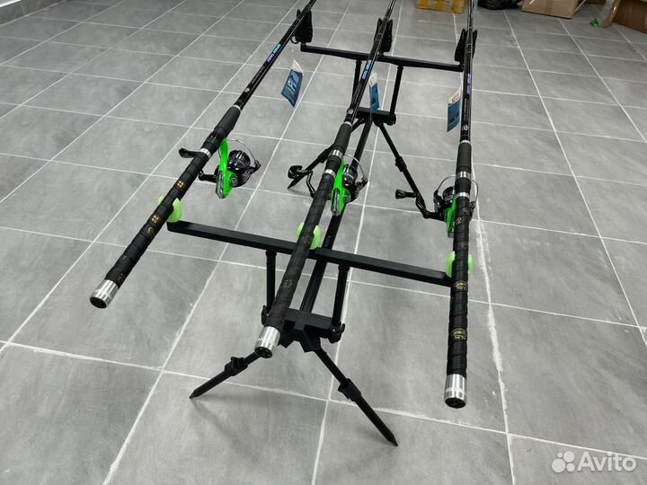 Фидерный набор с 3 уд с род подом и сигналками