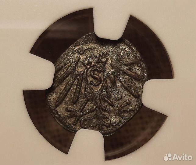 Монета Пруссия денар Альбрехт Гогенцоллерн