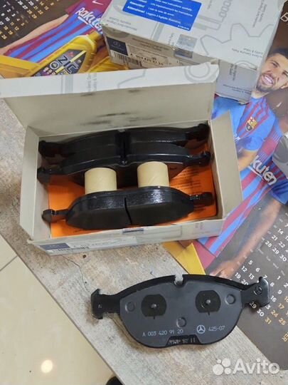 Тормозные колодки W220 s500 4matic оригинал