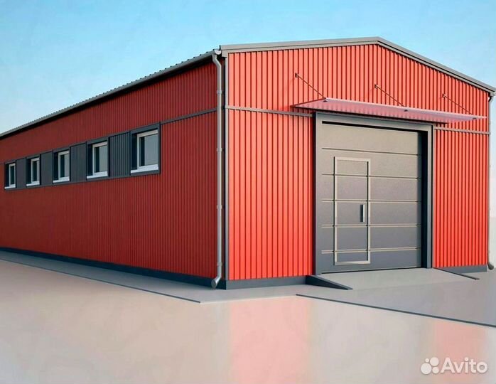 Продажа ангаров бескаркасных на заказ, арт:Puz-292