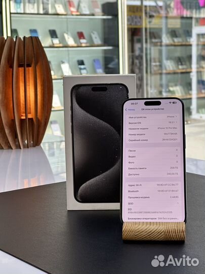 iPhone 15 Pro Max 256gb black sim+esim