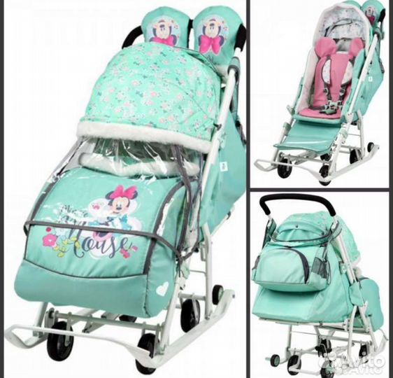 Детские санки коляска