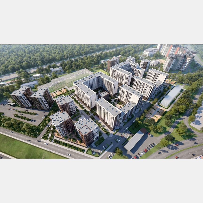 Квартира-студия, 22,7 м², 6/13 эт.