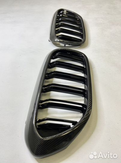 Решетки ноздри карбон BMW G30 M5 F90