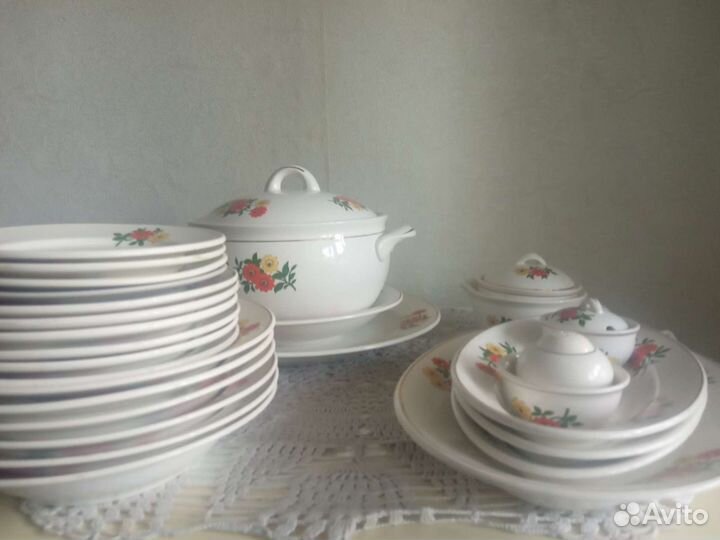 Набор столовой посуды СССР на 6 персон