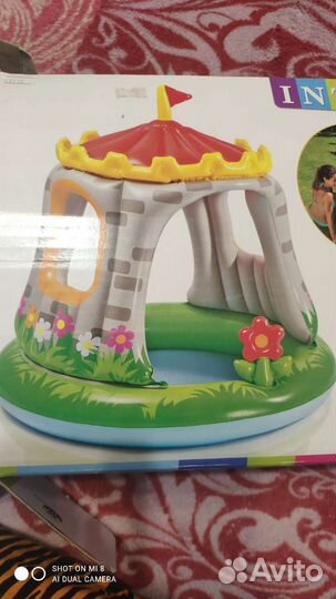 Детский надувной бассейн intex