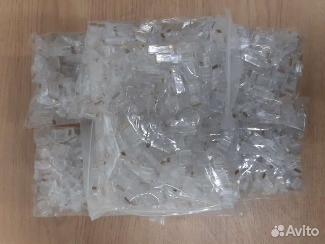 Разъемы, коннекторы RJ-45 5e 100шт