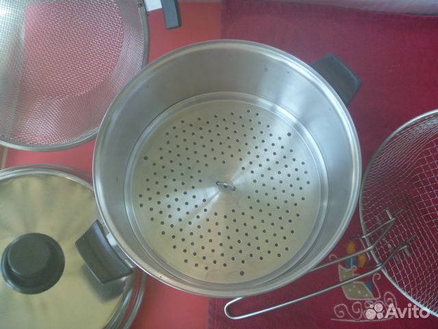 Кухонный Набор из 4-х предметов в 1 Кастрюле