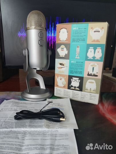 Микрофон Blue yeti grey