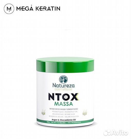 Ботокс для волос natureza ntox Massa 500 ml