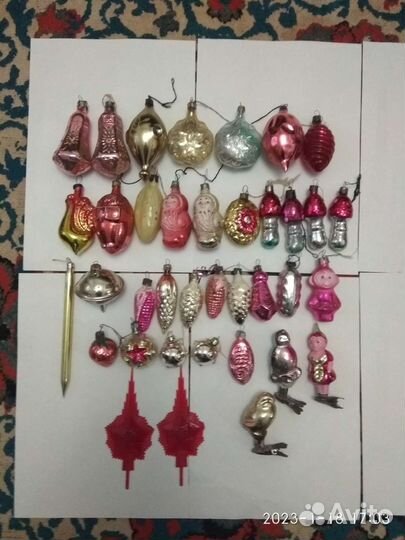 Елочные игрушки СССР