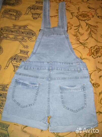 Джинсовый комбинезон для девочки