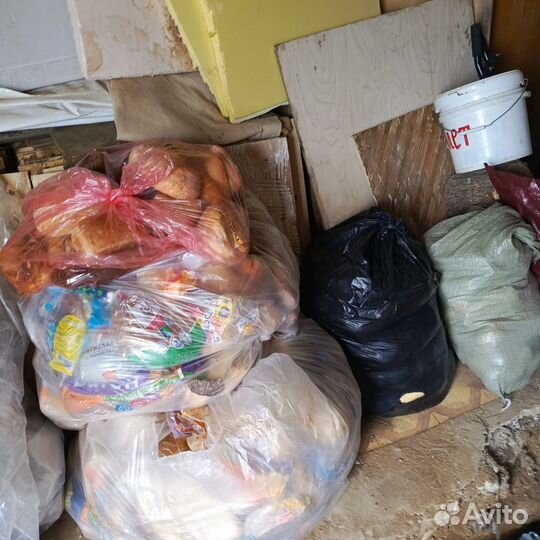 Хлеб, булочки на корм животным