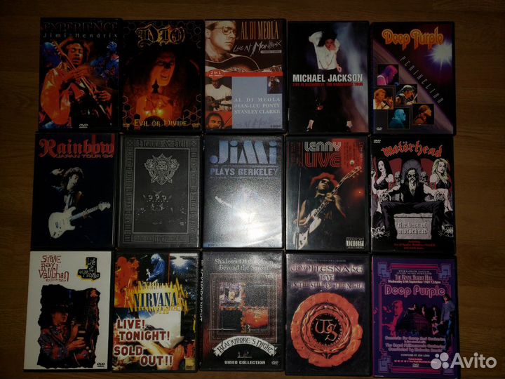 Музыка на DVD - Рок концерты с многоканальным звук