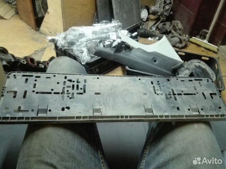 Номерная рамка Skoda Octavia liftback 1 2007