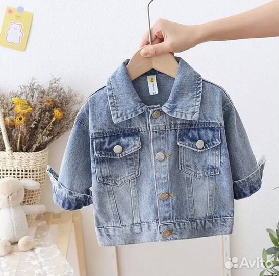 Джинсовая куртка для девочки