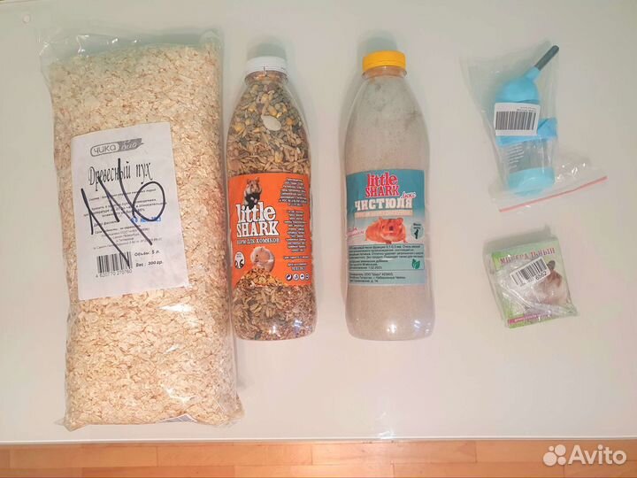 Корм для хомяка песок