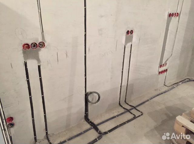 Штробление стен под электропроводку