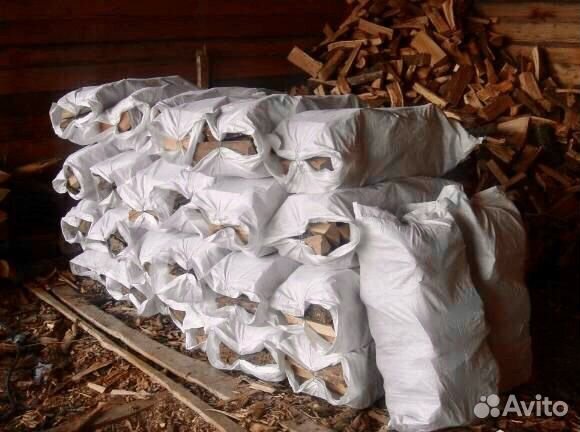 Дрова Дубовые в мешках и сетках uy207